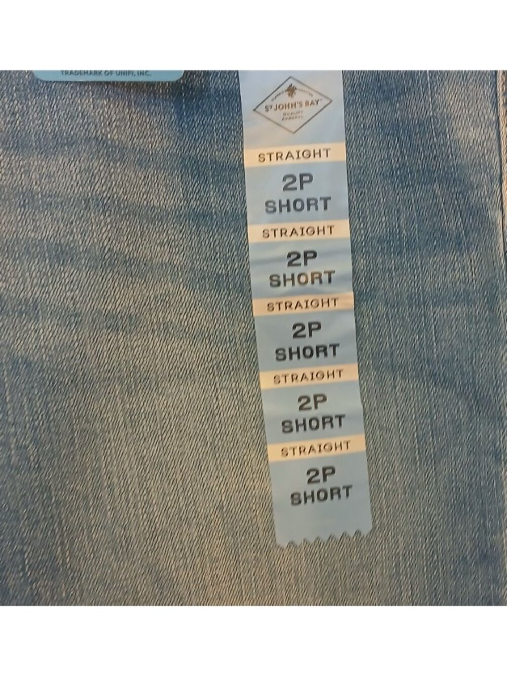 St. Johns Bay Straight Leg Womens Jeans 2P Short 26" Ins Denim New W/ Tags #I-8 - Picture 13 of 16